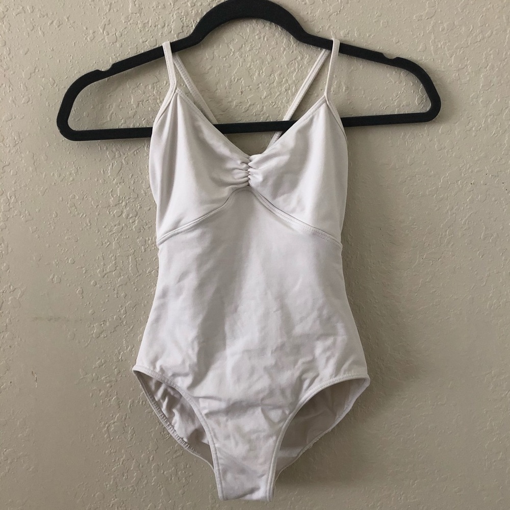 So Danca White Leotard